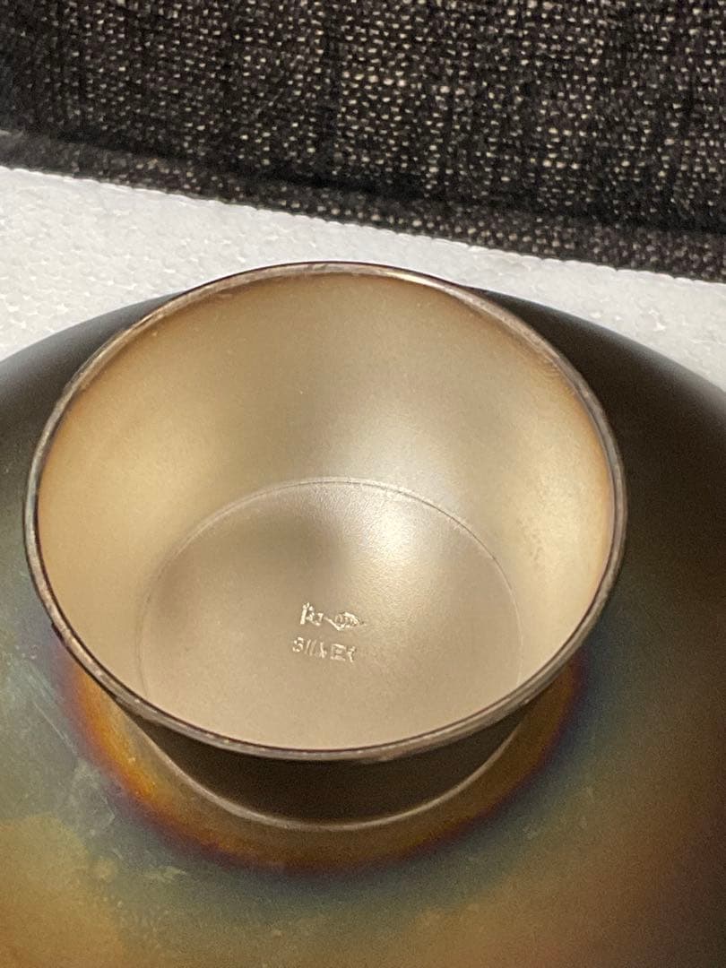 銀杯　内閣総理大臣　贈　純銀製　刻印　140グラム　木箱