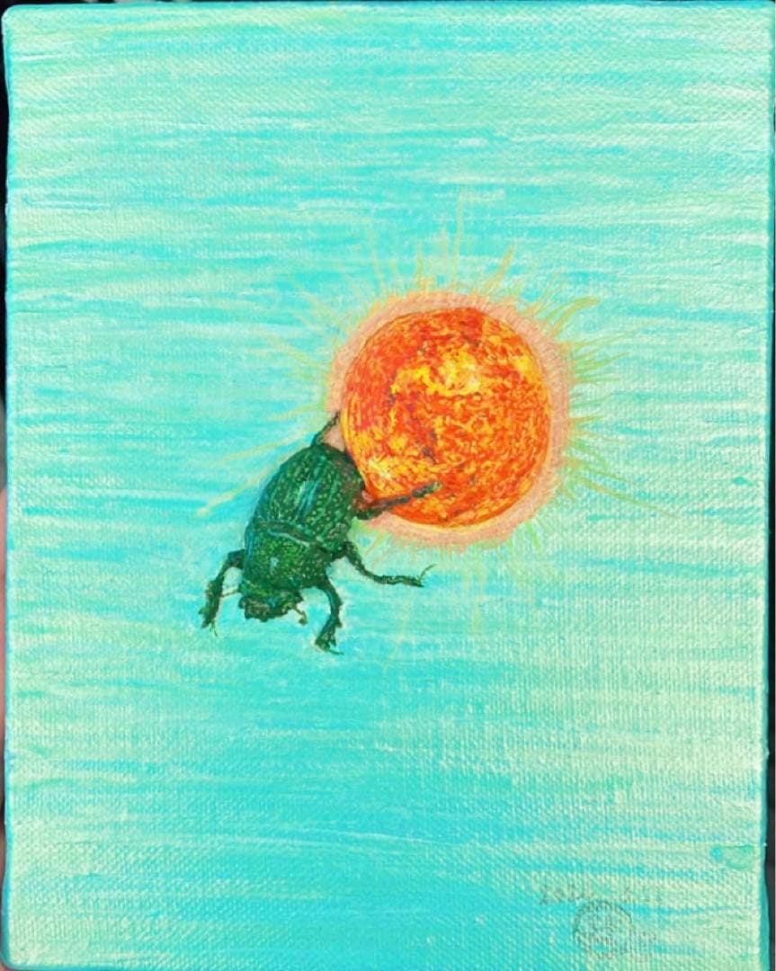 絵　絵画　かわいい　昆虫　動物　アート　インテリア　雑貨　おしゃれ　モダンアート