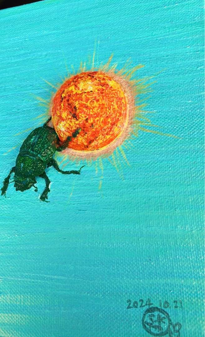 絵　絵画　かわいい　昆虫　動物　アート　インテリア　雑貨　おしゃれ　モダンアート