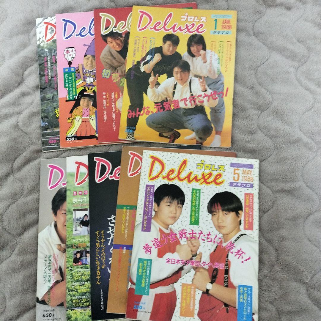 デラックスプロレス　38冊　付録ポスター（ジャンボポスター11枚）カレンダー付き