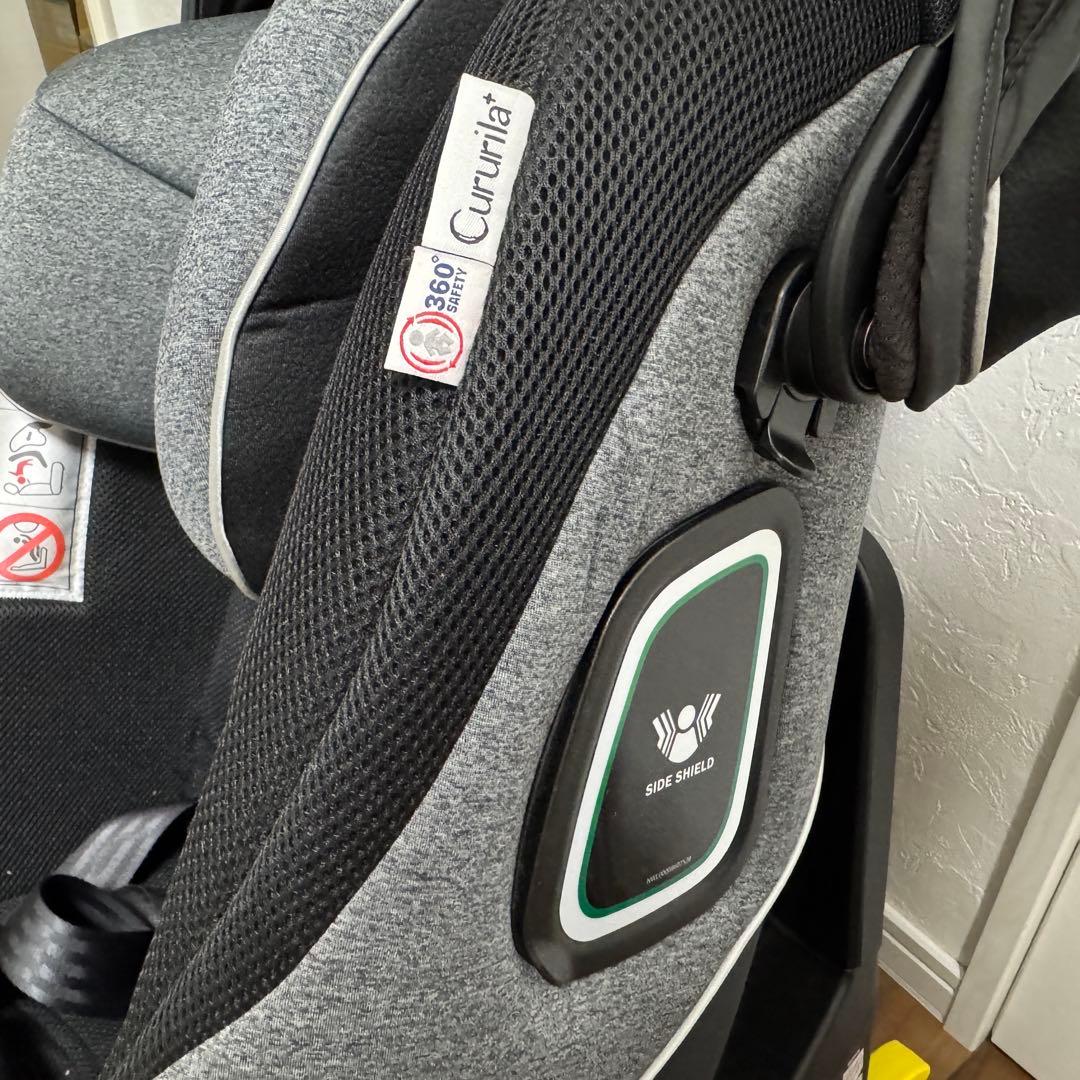 【美品／写真対応可】アップリカ　クルリラプラス　360° セーフティISOFIX