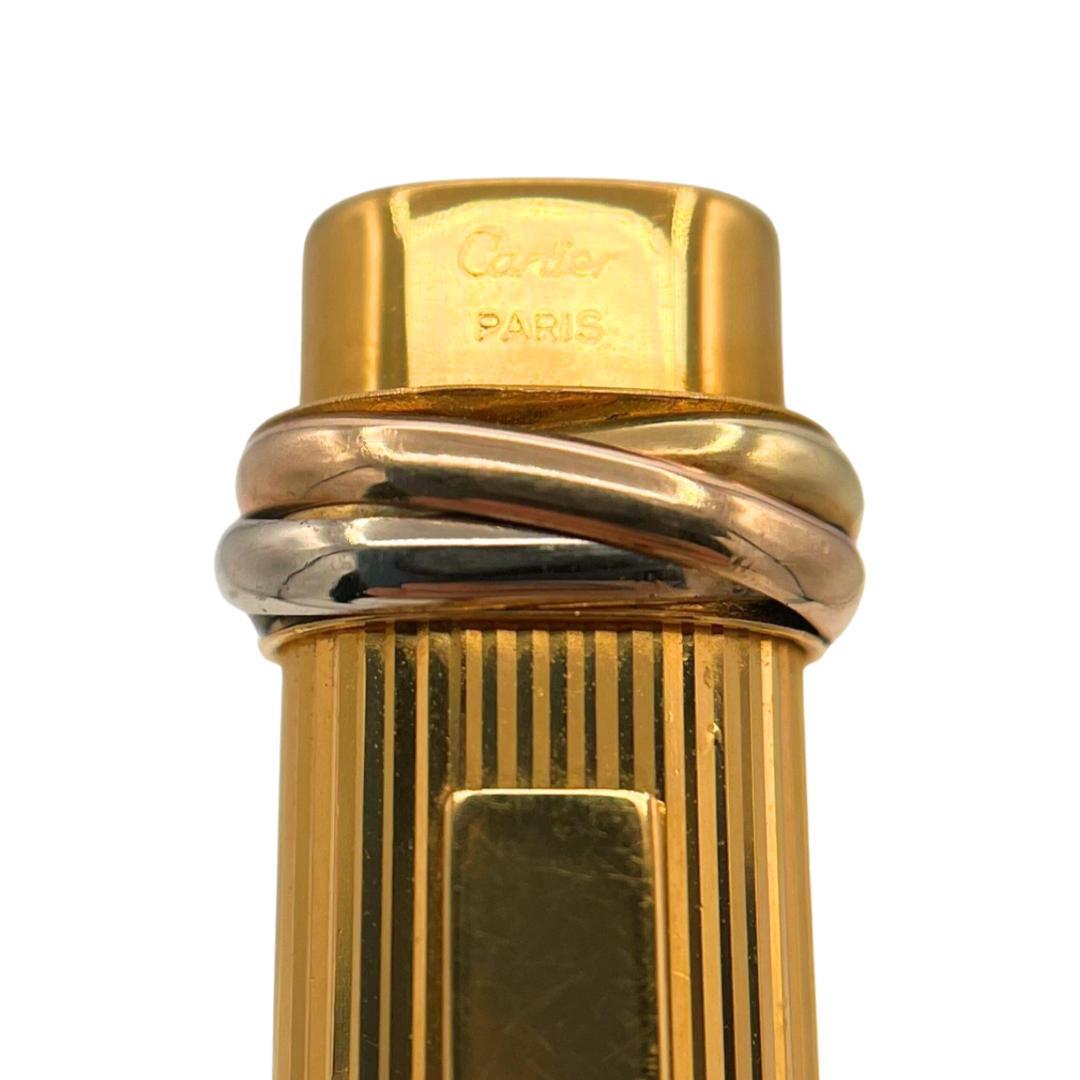 CARTIER カルティエ GP トリニティ ボールペン キャップ式 ゴールド
