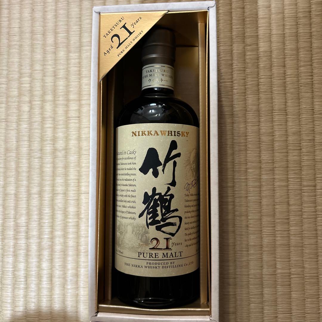 ニッカウヰスキー 竹鶴 21年 ピュアモルト 700ml