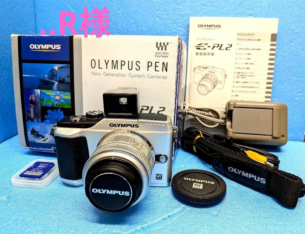【極上品】OLYMPUS PEN E-PL2 ファインダーほか　付属品多数