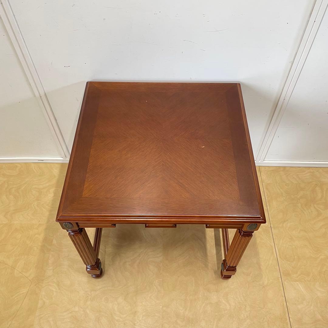 英国スタイル サイドテーブル コンソール 台 デスク 机 テーブル アンティーク