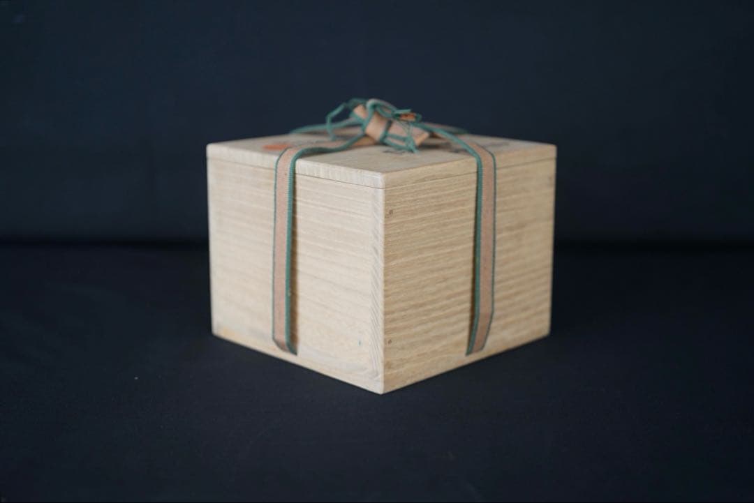 杉田祥平 清閑寺窯 色絵青楓 茶碗 共箱 茶道具