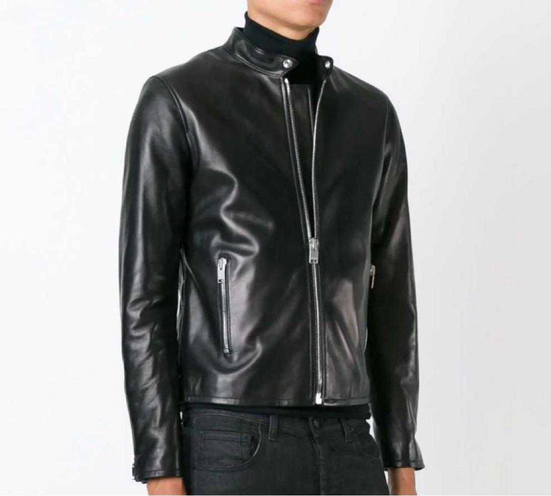 SAINT LAURENTサンローラン キースレーサー レザージャケット 54