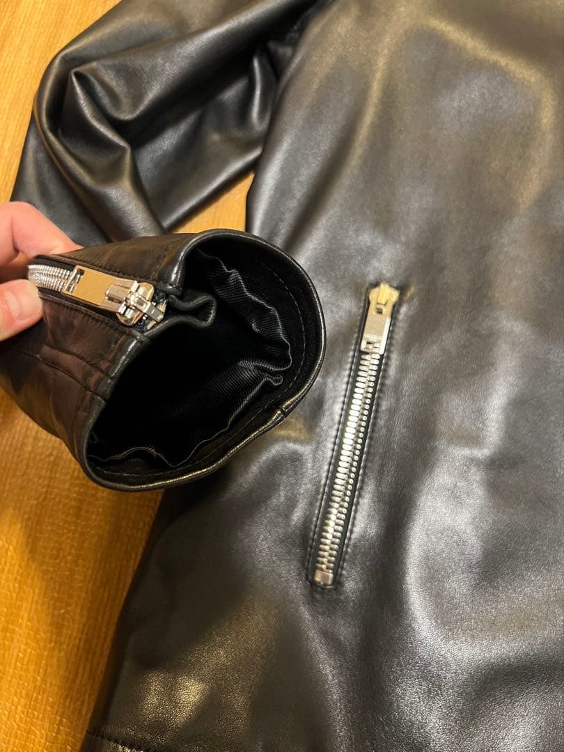 SAINT LAURENTサンローラン キースレーサー レザージャケット 54