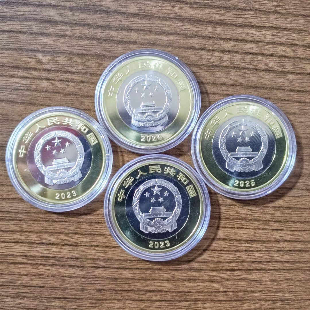 中国人民銀行 国家公園シリーズ 普通記念硬貨 4種類 4セット