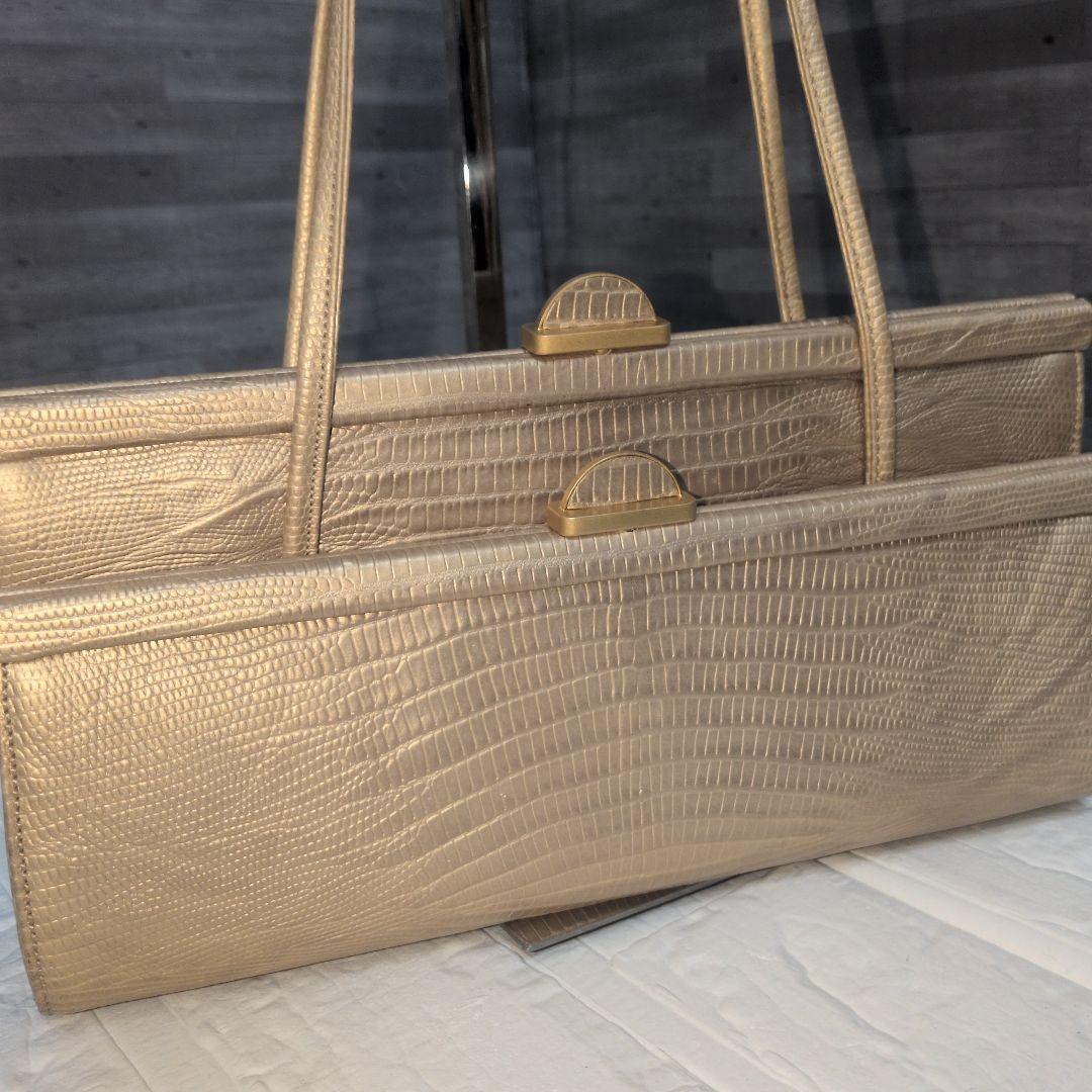 【美品】RODO ロド italy クロコ型押　ワンショルダーバッグ