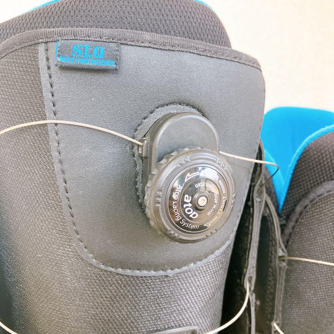 SLQ スノーボードブーツ BOA ダイヤル式 27.0 27.5 メンズ 黒