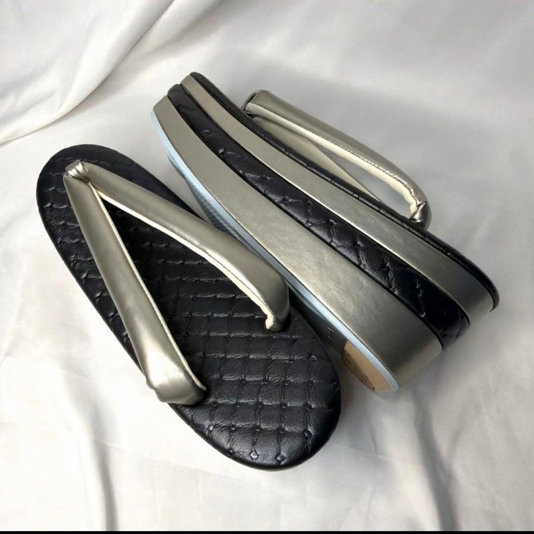 新品　草履　バッグ　セット　黒　2026年秋冬新作モデル　振袖用　フリーサイズ