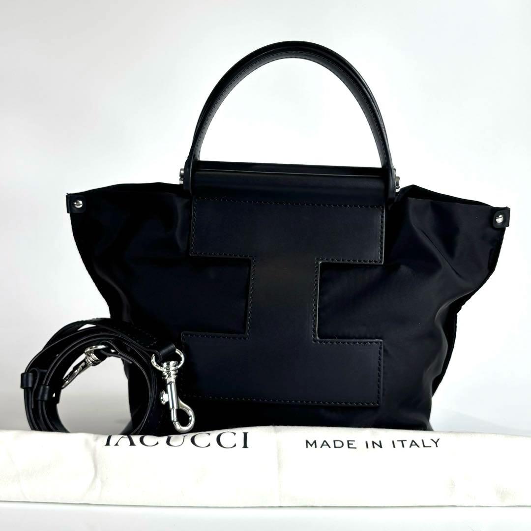 未使用級 イアクッチ ソルベット S ナイロン 2WAY ハンドバッグ RUGA