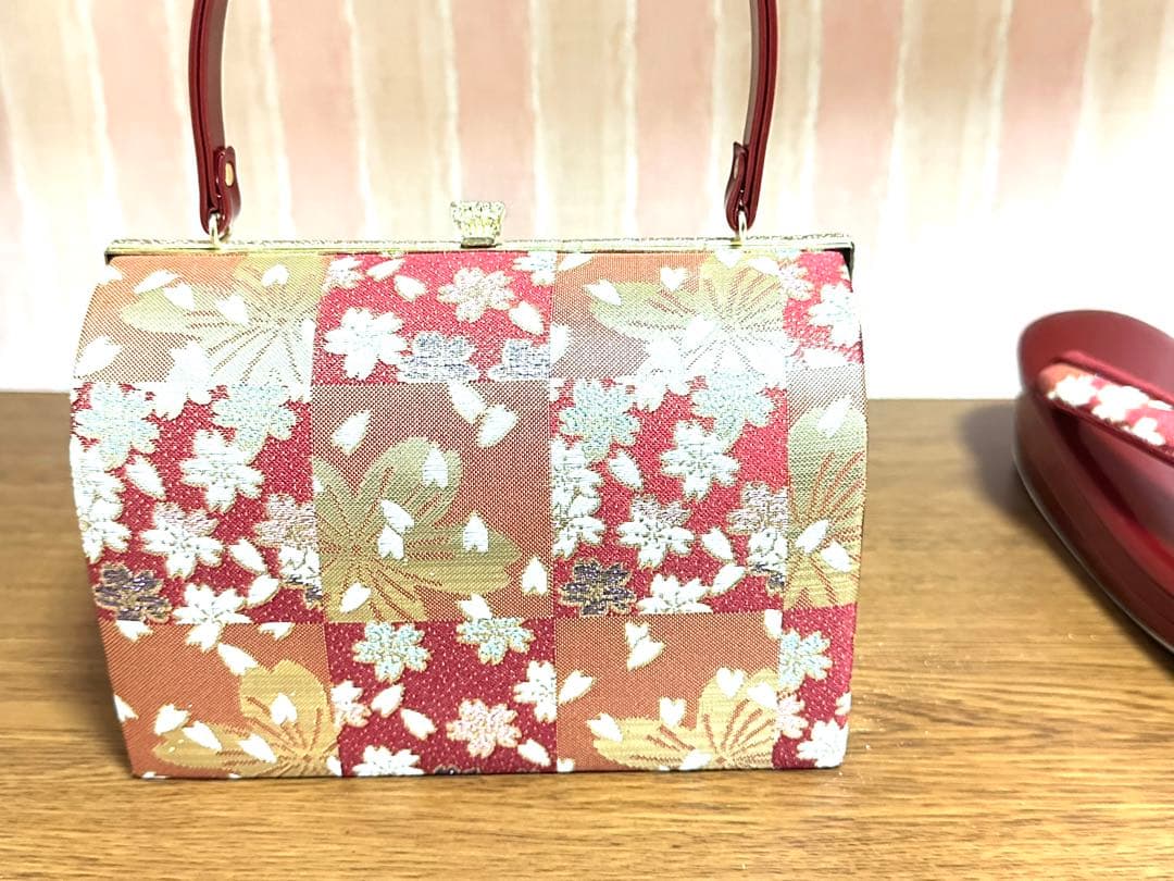 美品‼️成人式　訪問着　卒業式　草履バックセット　和装バックセット