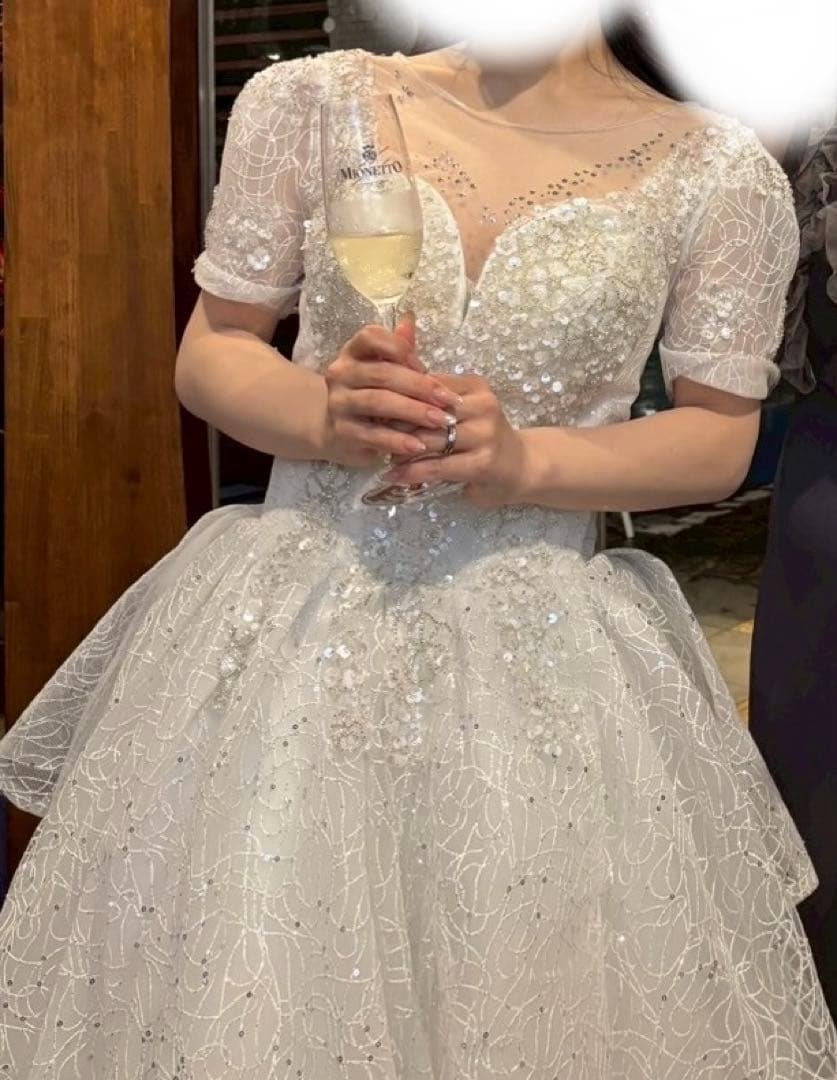 냥様用✴︎韓国風✴︎ウェディングドレス✴︎ビジュー