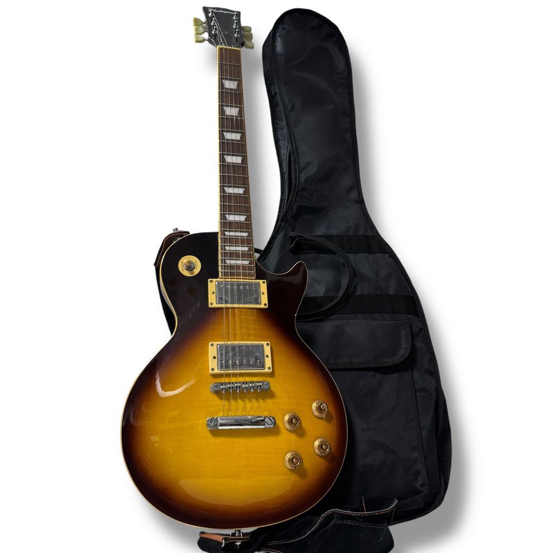 フォトジェニック レスポール エレキギター ベルト 弦 ケース付き