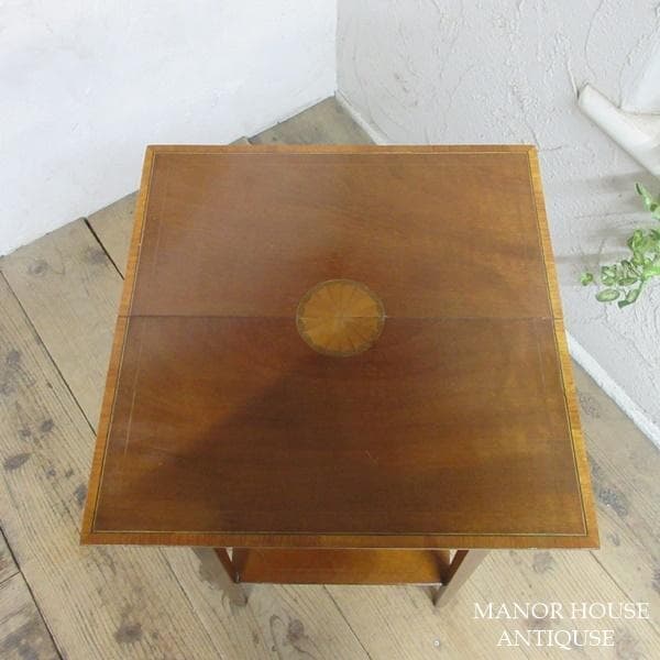 イギリス アンティーク 家具 サイドテーブル オケージョナル 英国 6451d