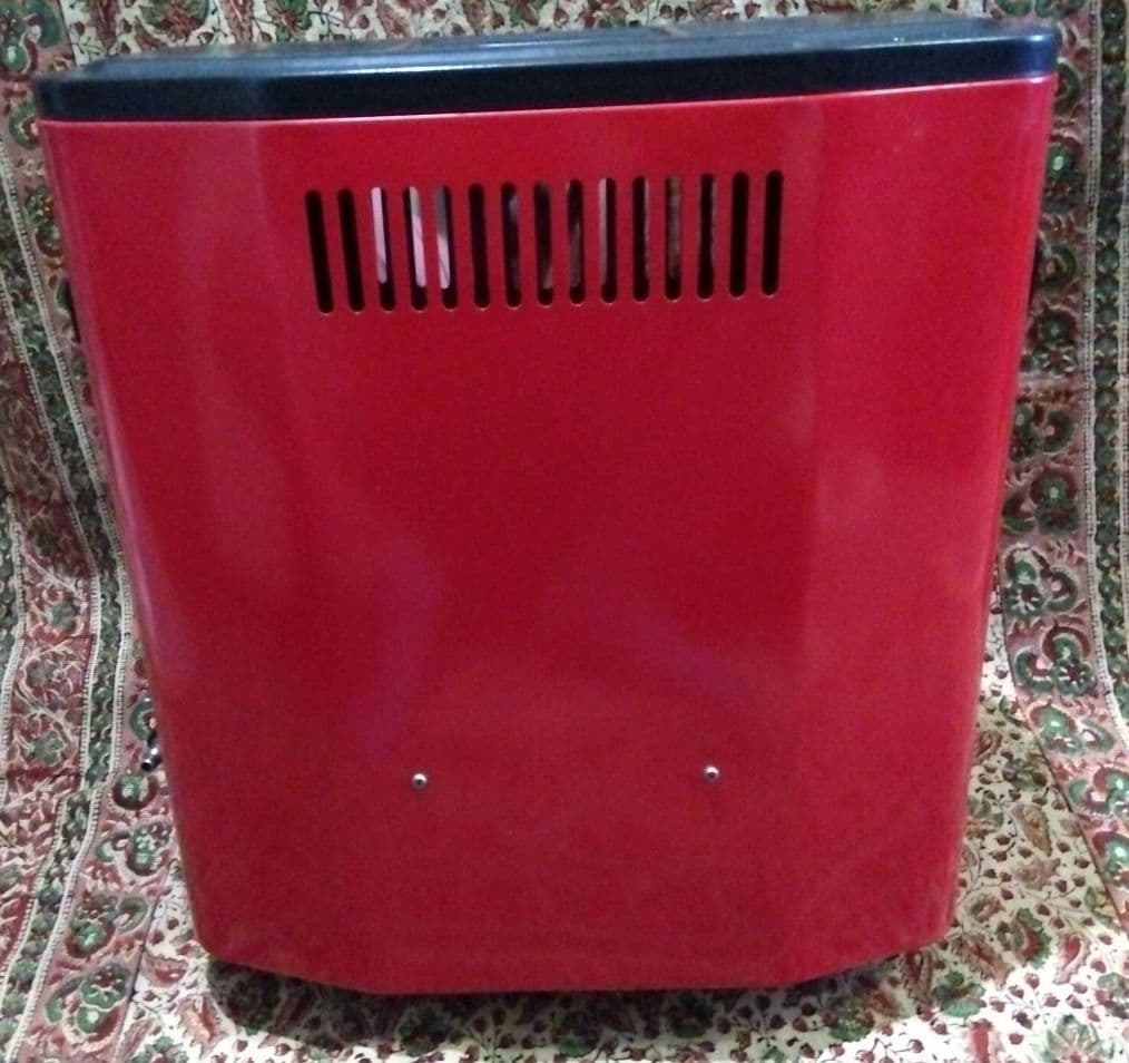 【昭和レトロ】希少♦NATIONAL S-3200 ストーブ 赤黒…ＬＰガス用