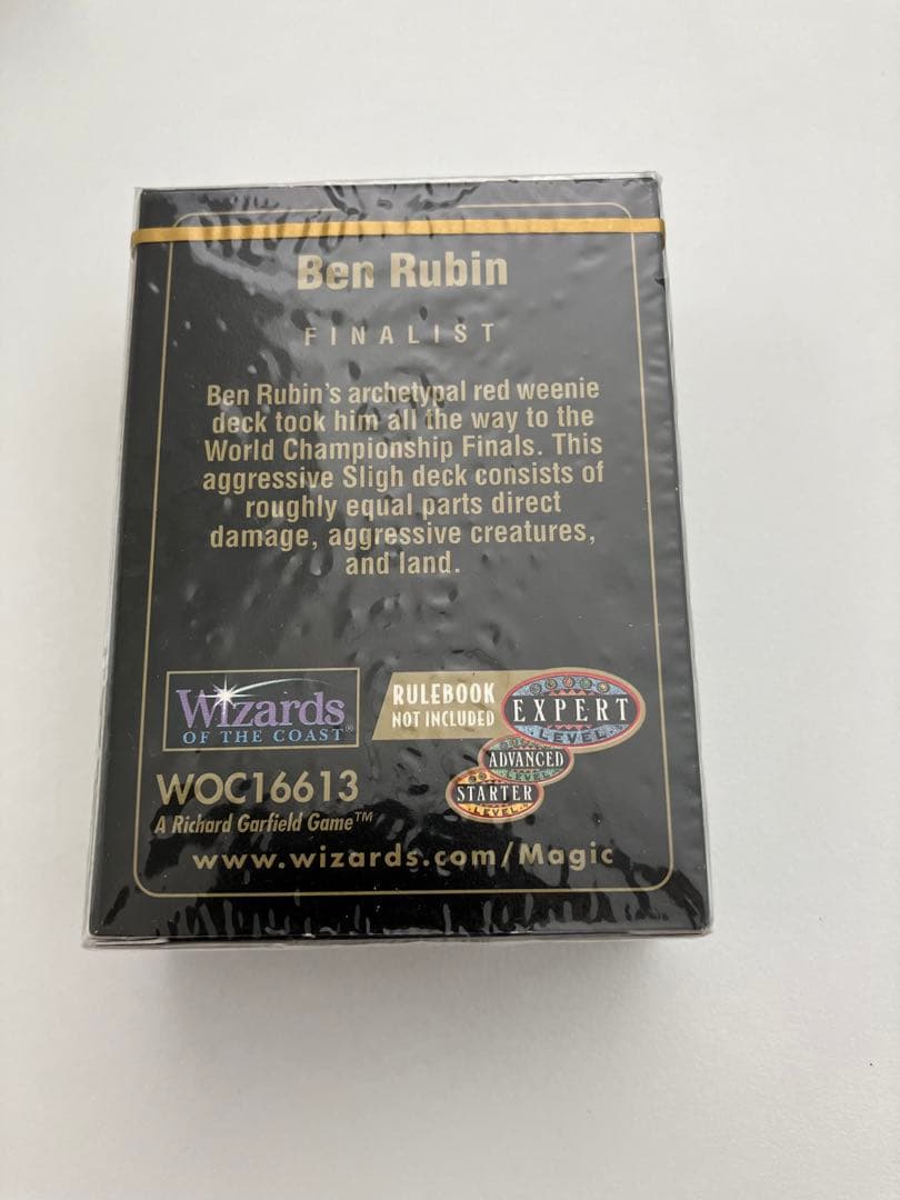 MTG 1998 Ben Rubin チャンピオンデッキ 新品未開封
