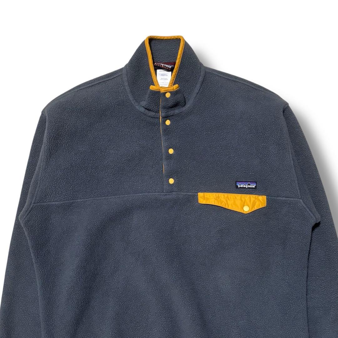 好配色 極美品 patagonia シンチラ パタゴニア スナップT イエロー