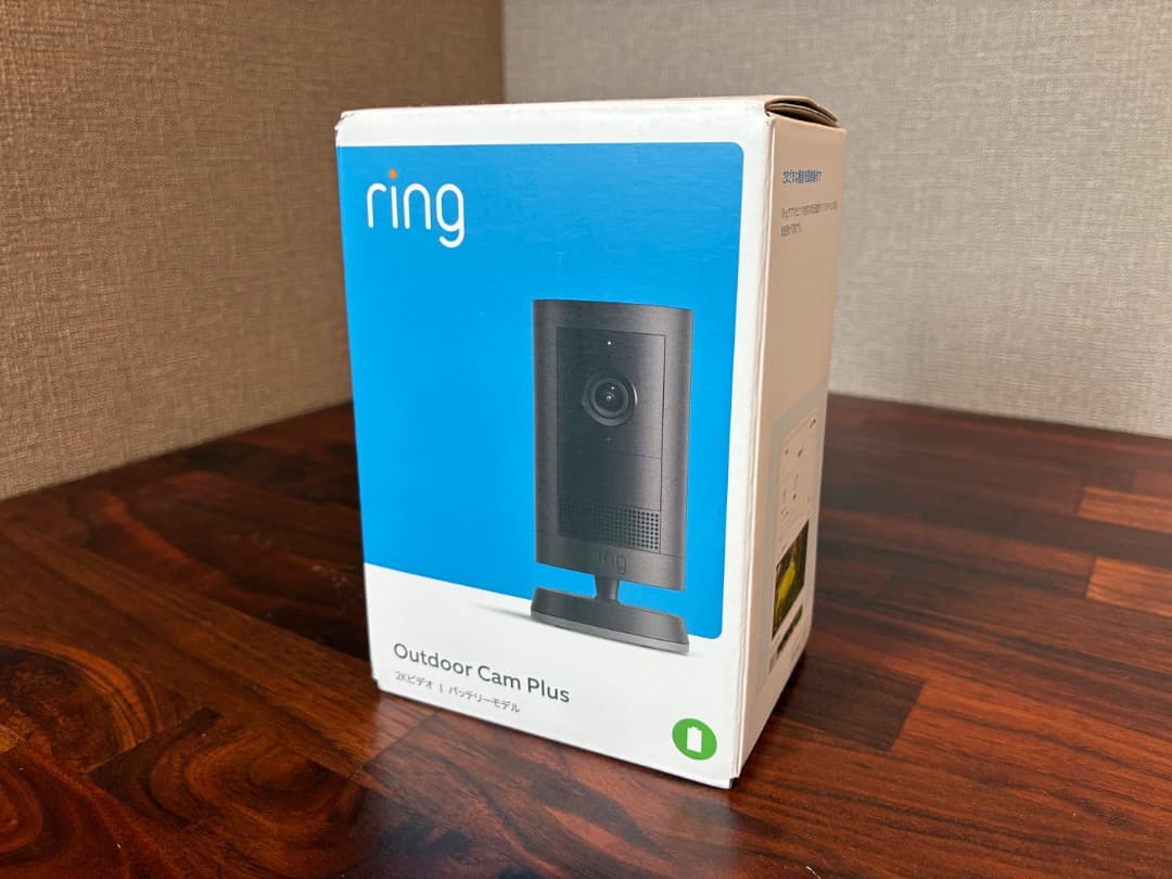 新品未使用 ring Outdoor Cam Plus 2k バッテリーモデル
