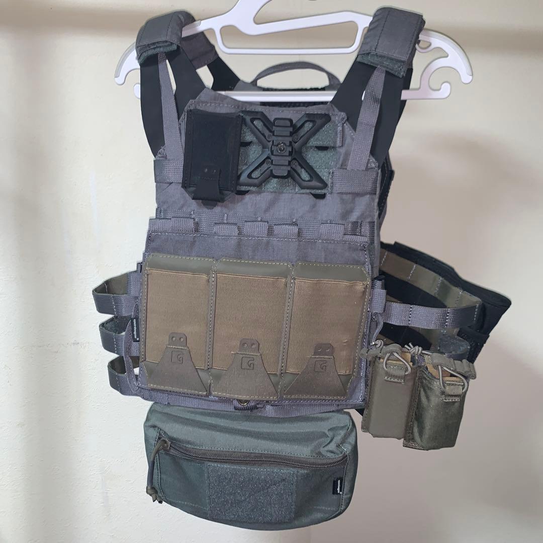 EMERSON CPスタイル JPCプレートキャリア 2.0 Wolf Grey