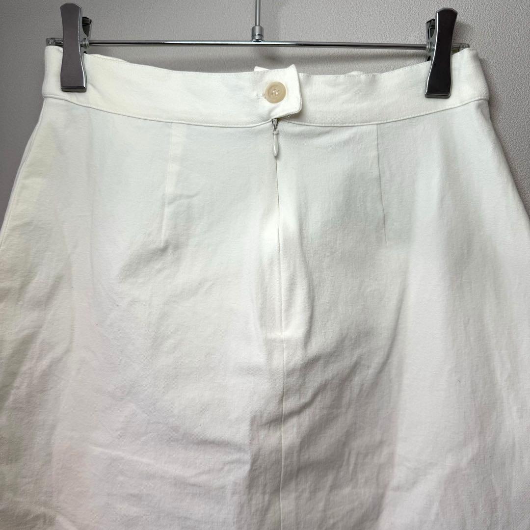 ✨イタリア製✨ マックスマーラ 42 スカート 春夏 ストレッチ 上品 清楚 白
