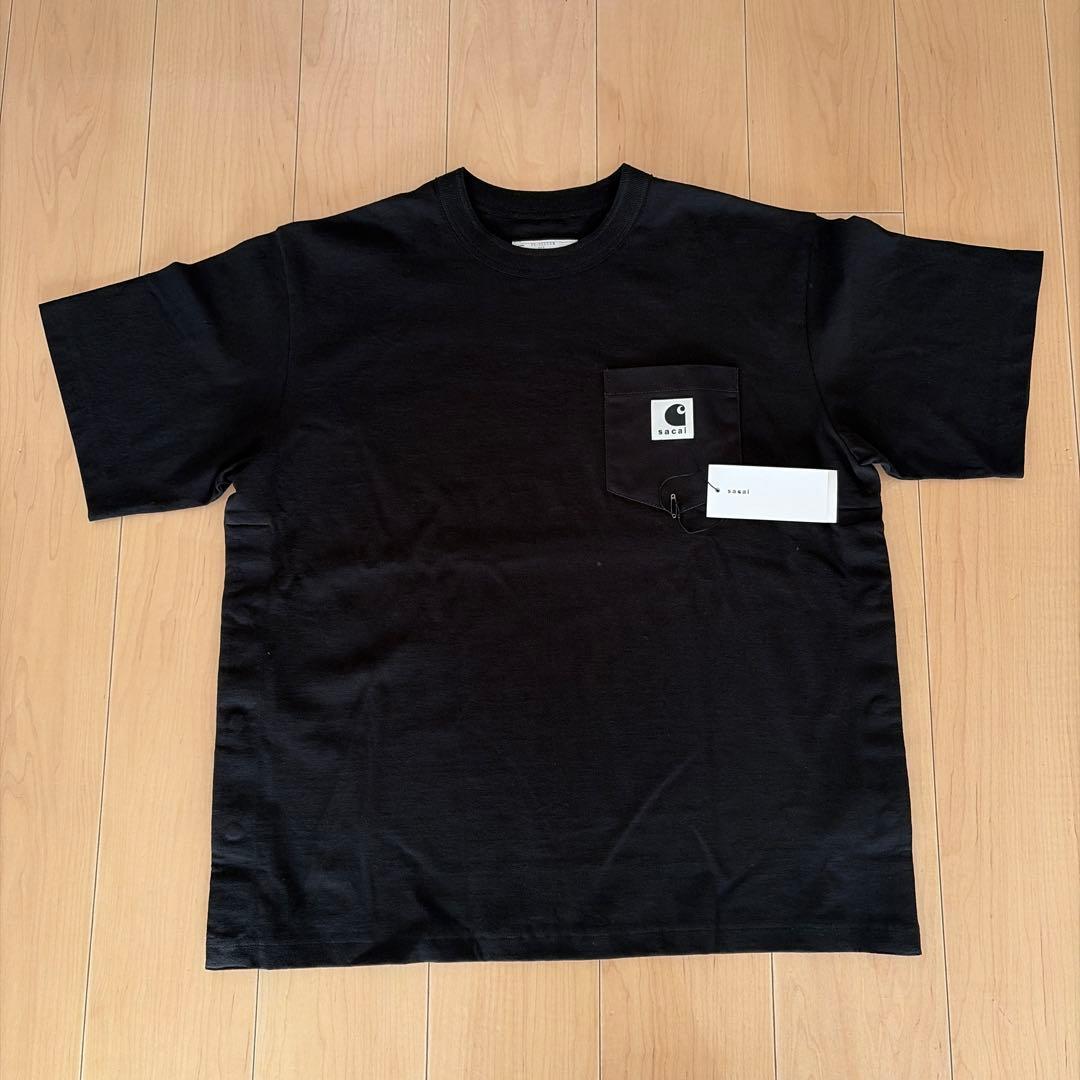 sacai Carhartt Cotton Jersey Tシャツ　ブラック