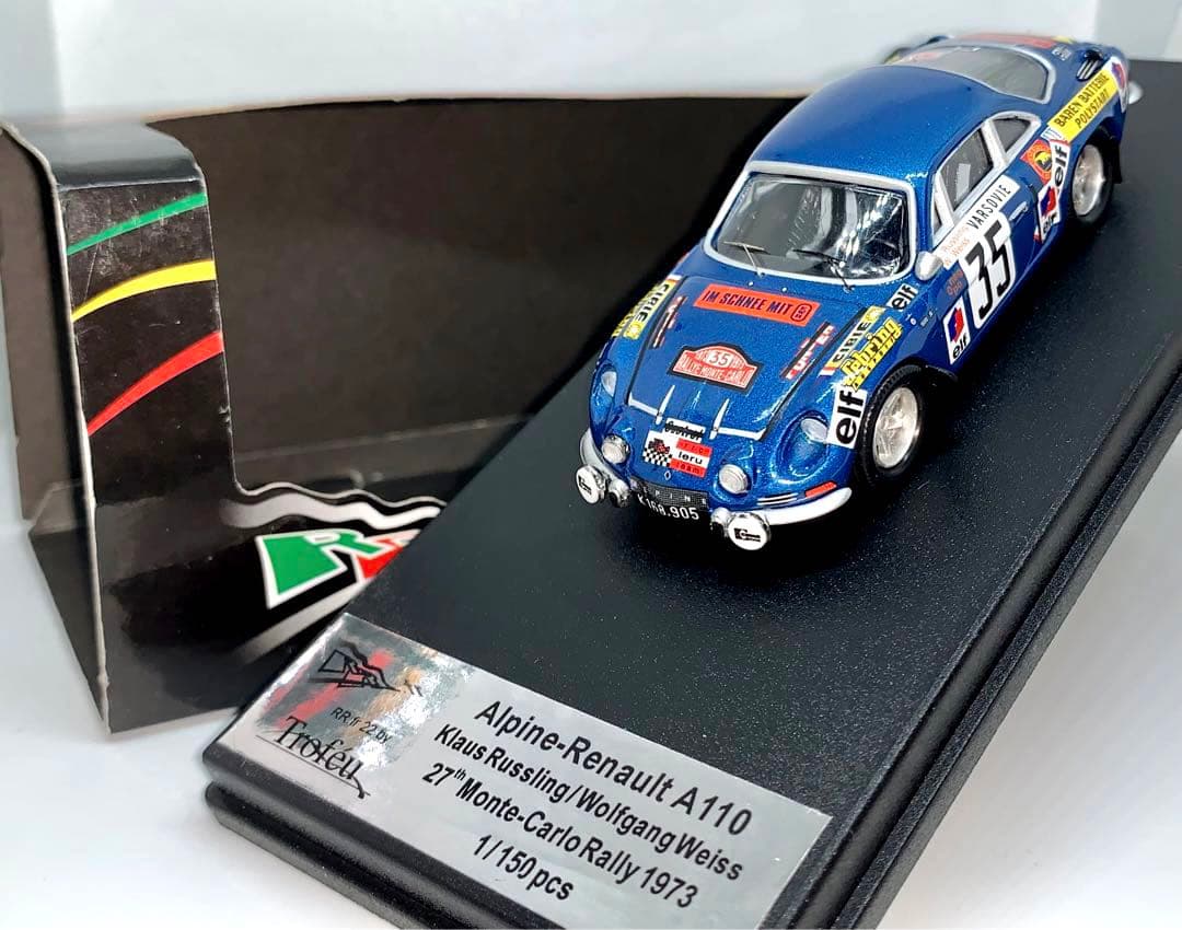 トロフュー アルピーヌ ルノー A110 モンテカルロ 150台限定 WRC