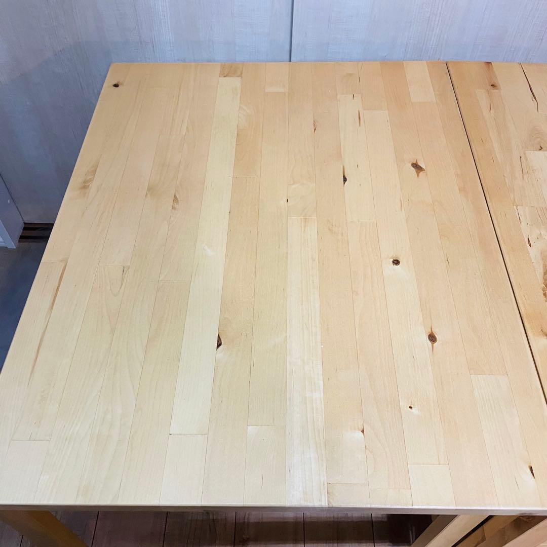 IKEA NORDEN ノールデン ダイニングテーブル 折り畳み 引き出し付き