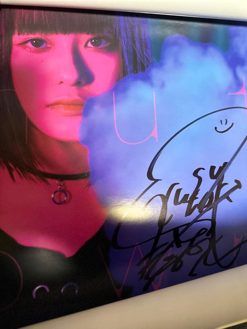 楠木ともり Forced Shutdown 直筆サイン入りポスター