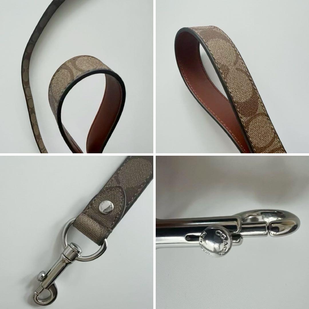 新品 未使用　COACH　コーチ　リード＆首輪セット　シグネチャー　ペット
