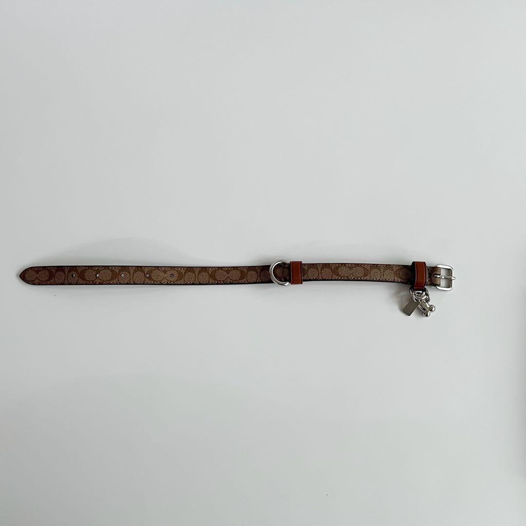 新品 未使用　COACH　コーチ　リード＆首輪セット　シグネチャー　ペット