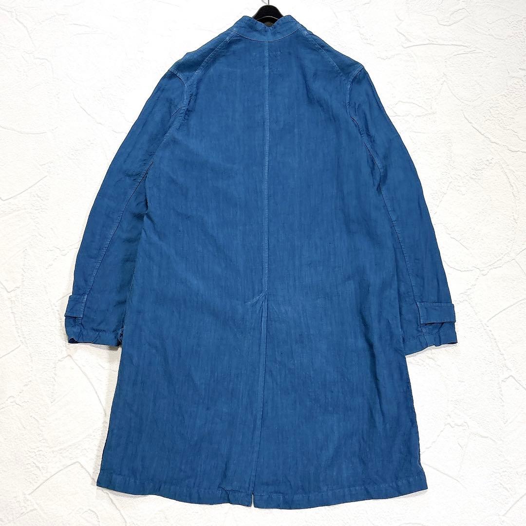 OUTIL ウティ　リネン　ロングコート　比翼ボタン　フランス製　2