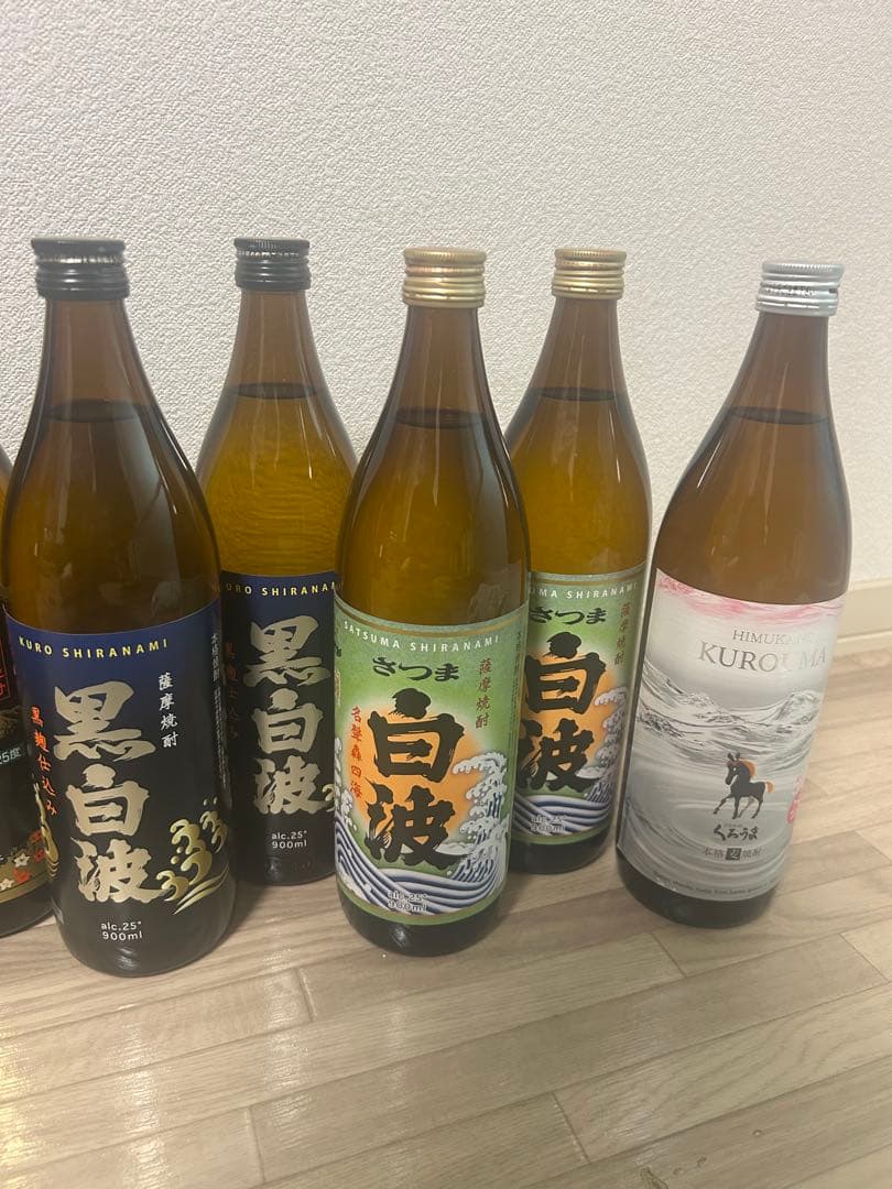 焼酎セット 10本　黒霧島　白波　壱岐　島美人　くろうま