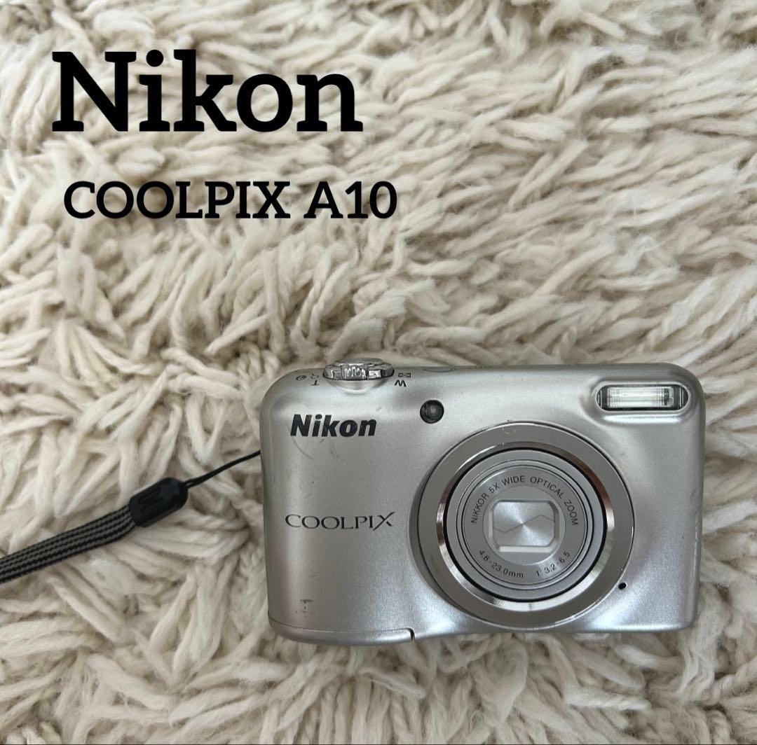 【✨平成レトロ✨】Nikon COOLPIX A10 コンデジ　シルバー