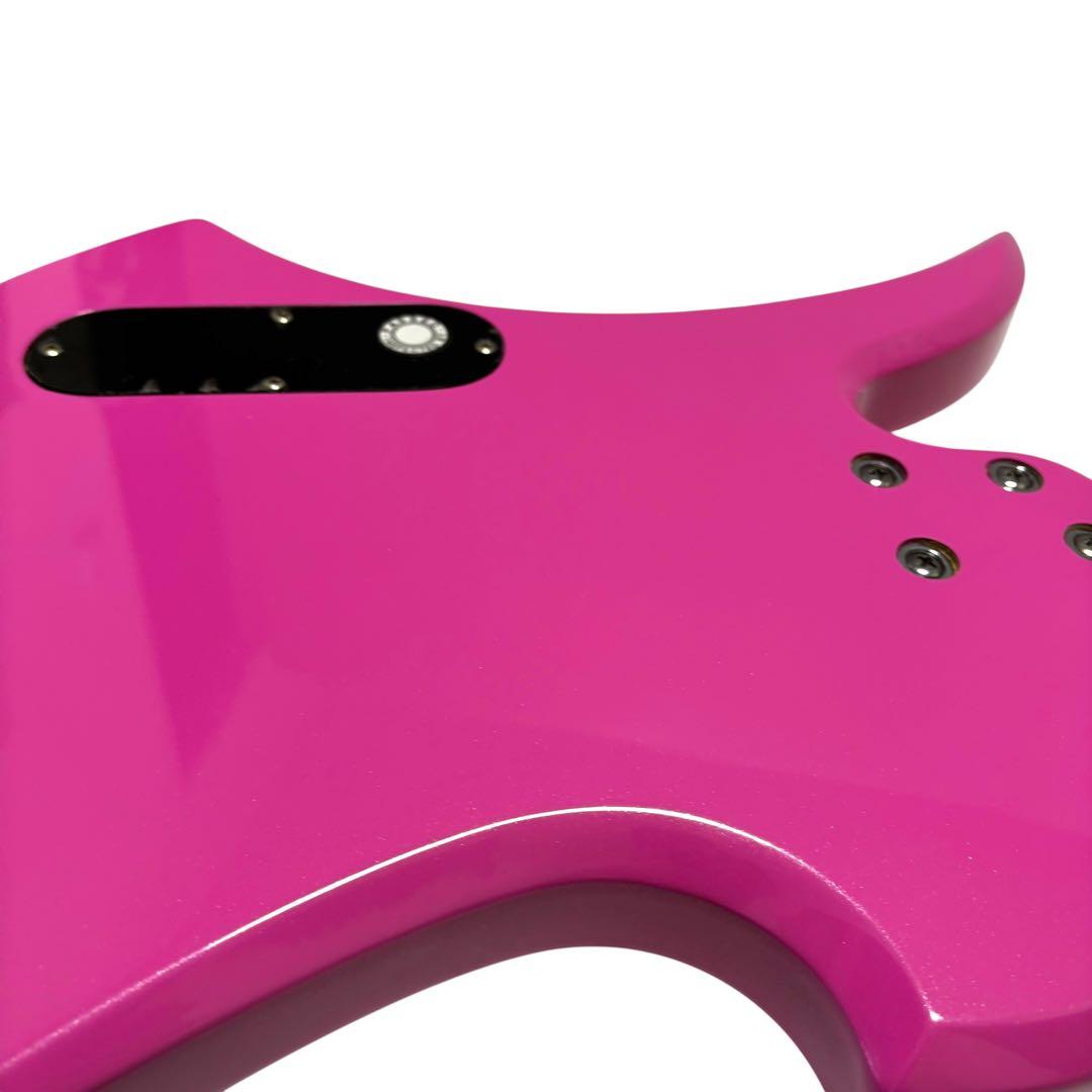 【良品】Chatting Bird エレキギター モッキンバードタイプ ピンク