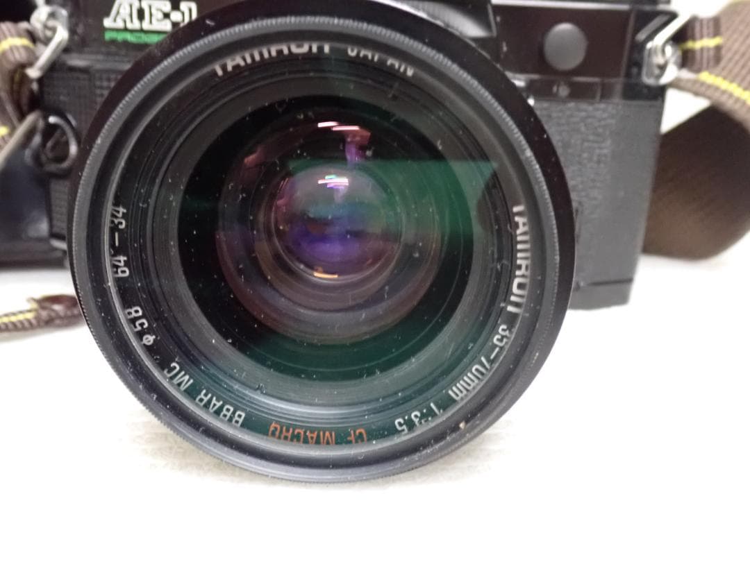 キヤノン フィルムカメラ AE-1 タムロンレンズ35-70mm付 B6-A