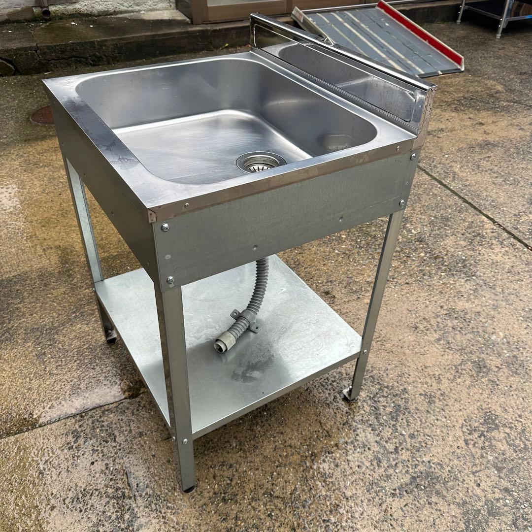 1槽シンク幅600mm×奥行545mm×高さ880mm/業務用/厨房機器/流し台