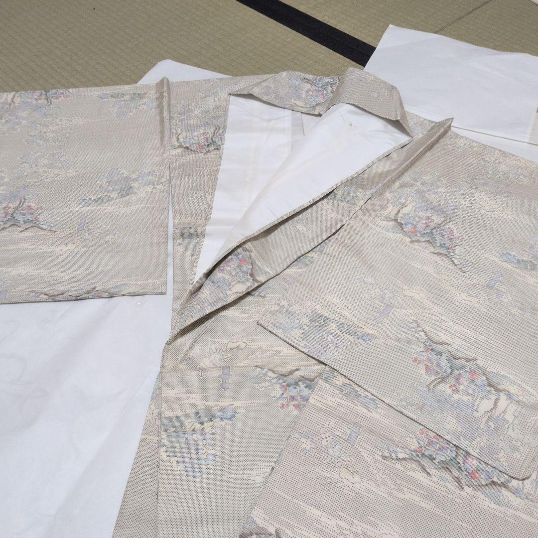 ぶーこたん　未使用　本場白大島紬　紅梅染め袋帯　セット