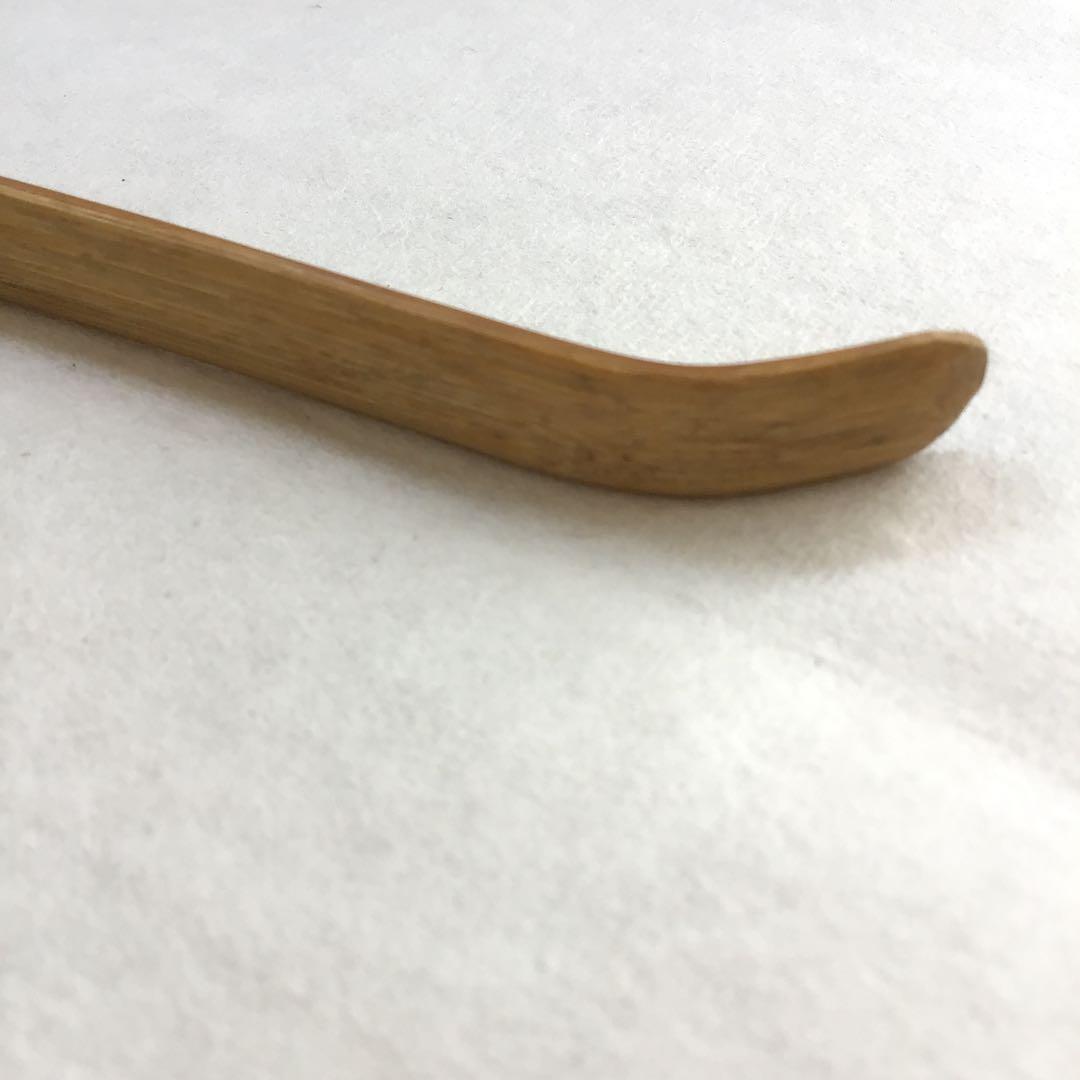 茶道具　茶杓　銘:左近楼•右近橘　松尾流九代半古斎作•書付　共筒　共箱S46CS