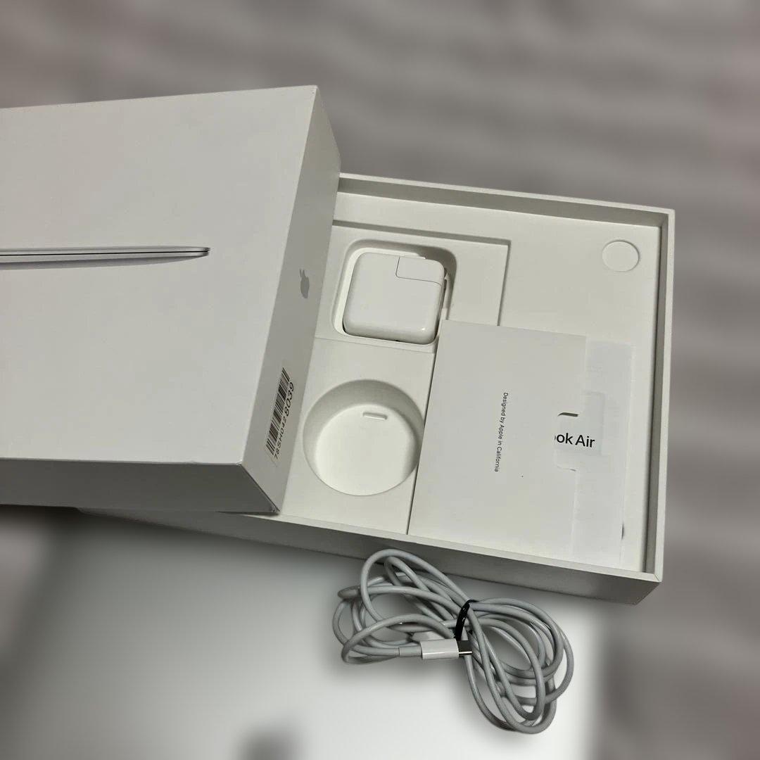 【整備済み品】 バッテリー99% MacBook Air M1 透明カバー付き