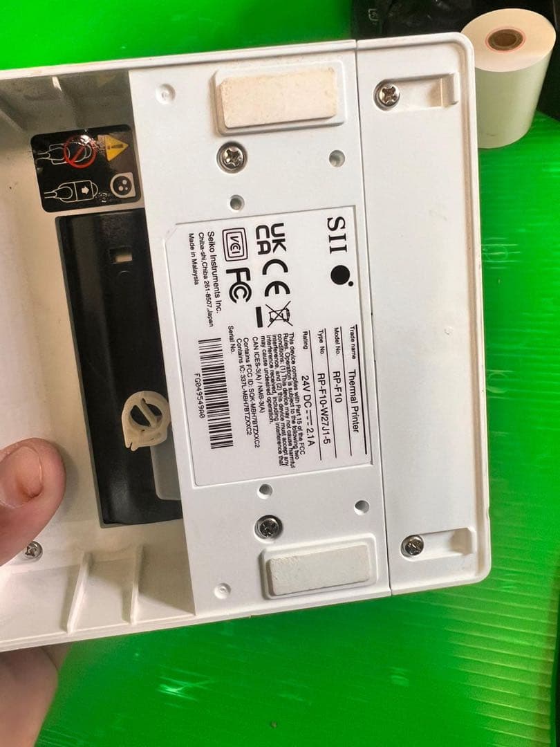 SII RP-F10 レジスターとレシート用紙セット