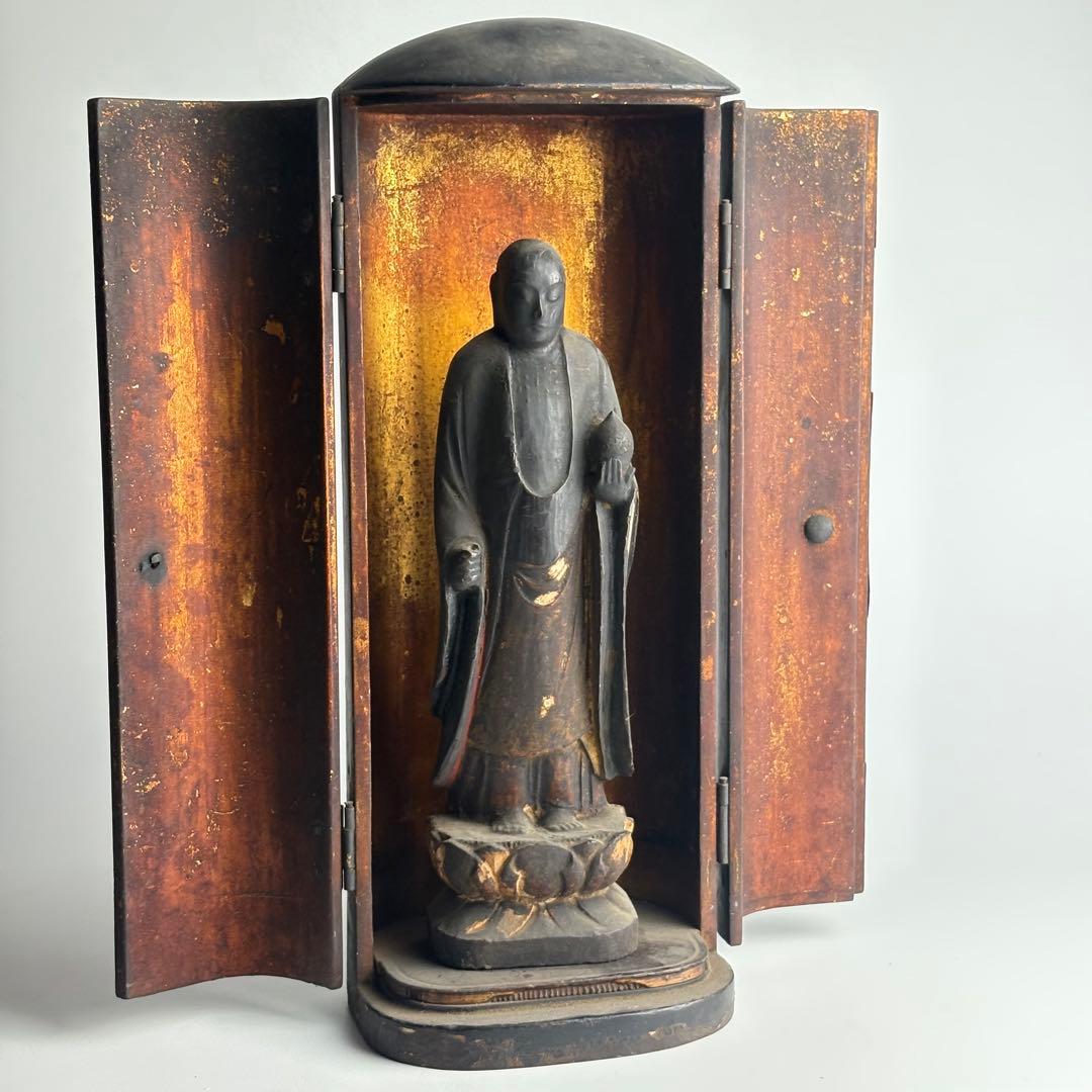 仏教美術 時代 木彫 地蔵 菩薩 彫刻