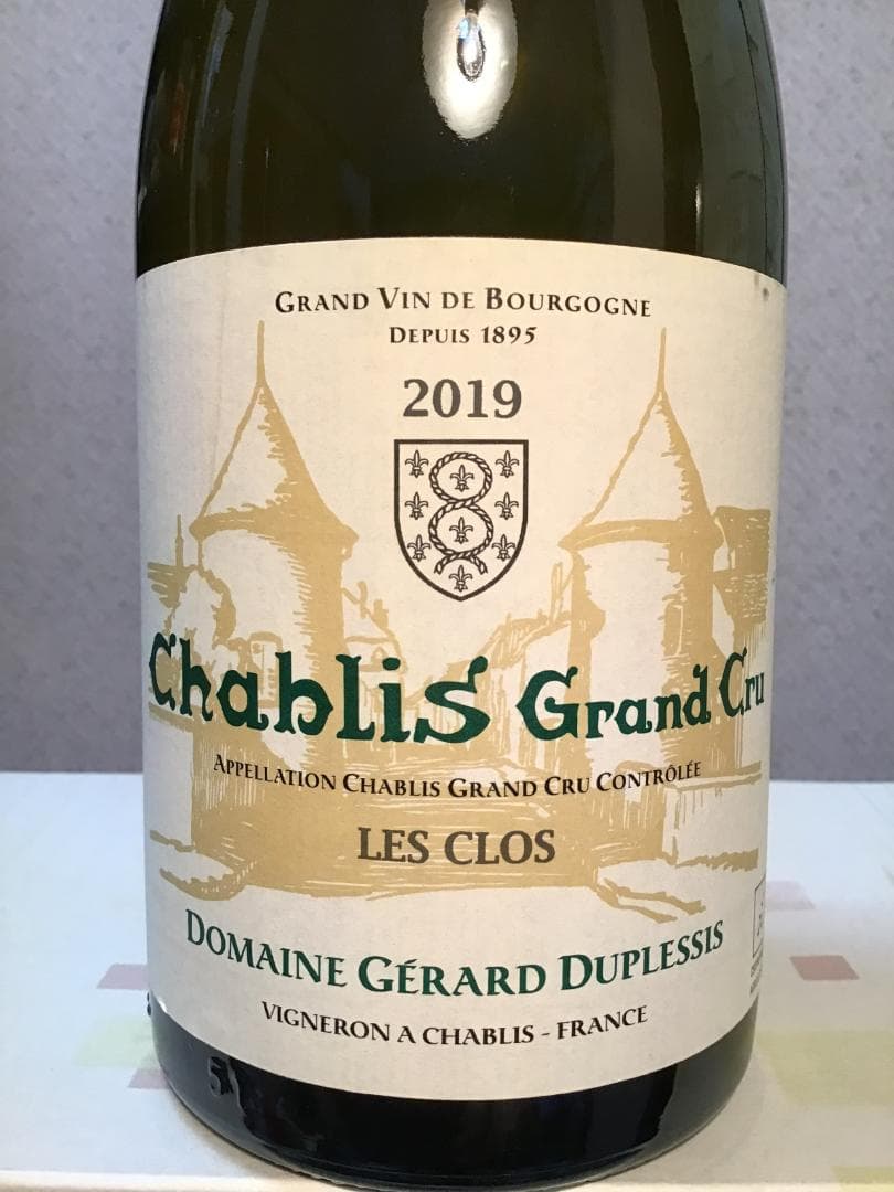 シャブリ グラン・クリュ 「レ・クロ」 2019／ジェラール・デュプレシ
