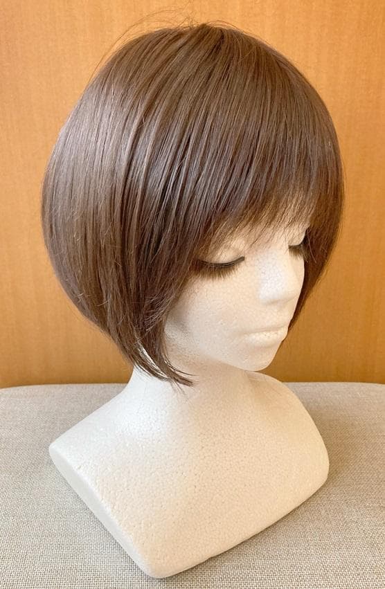 リネアストリア　天使シリーズ　人毛MIX「約束のショート」S　チョコブラウン