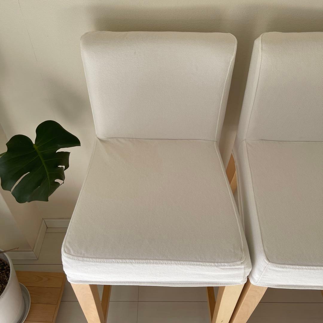 IKEA カウンターチェア 3脚セット　BERGMUND ベリムンド