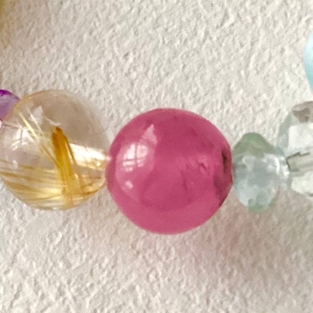 さたぱんびん★ブレスレット ストロベリークォーツ ♪ 366