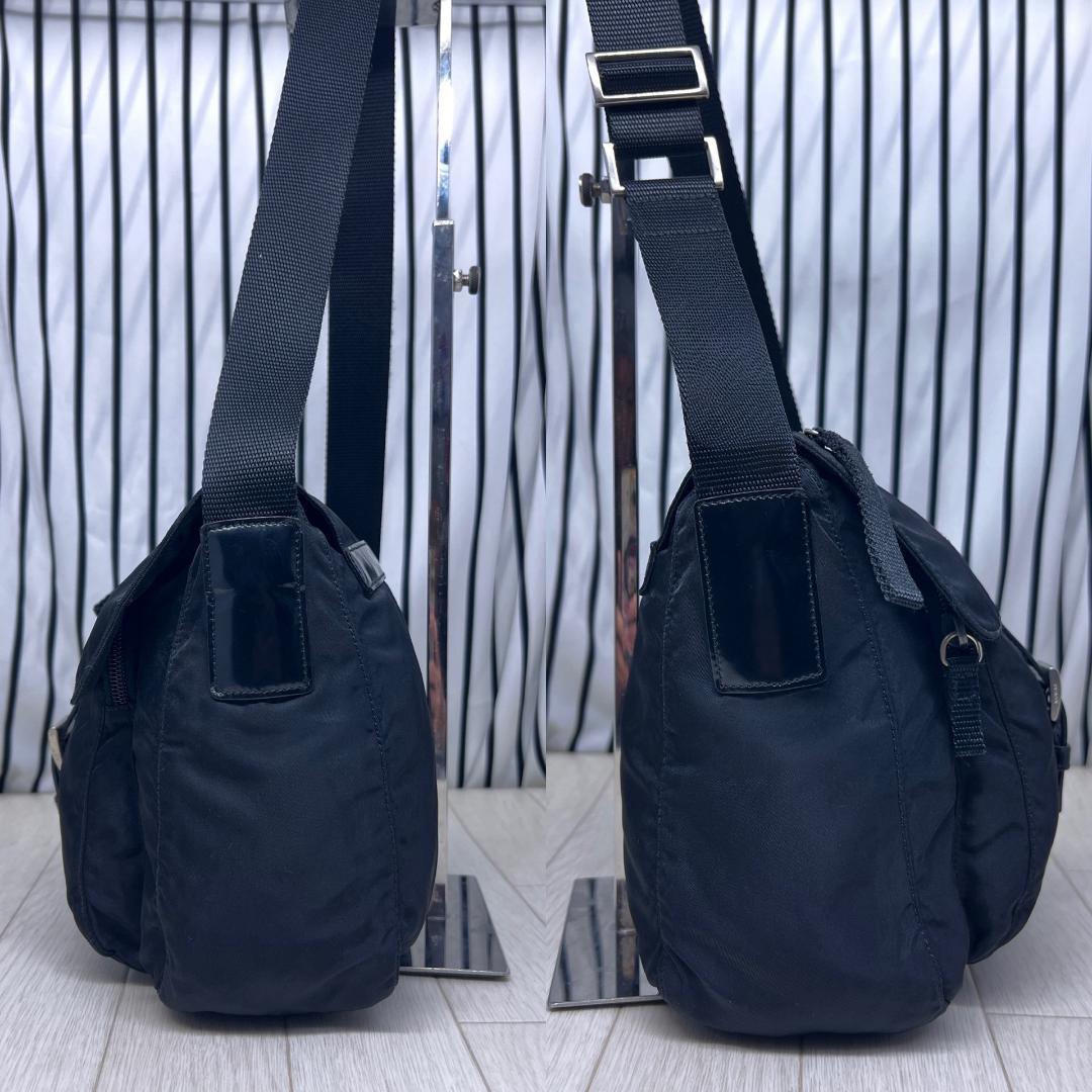 【美品】PRADA×プラダ ギャランティ有り斜めがけショルダーバッグ
