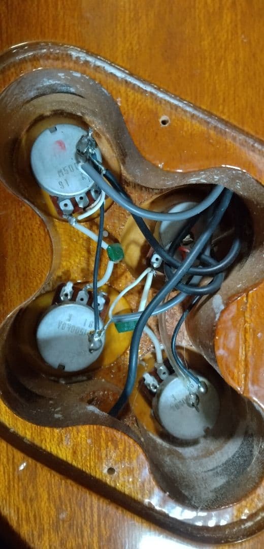 Burny レスポールタイプ ネック折れ